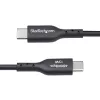 StarTech.com Kabel ładujący USB-A do USB-C o długości 1 m, ładowanie i synchronizacja, 3 A, USB 2.0, powłoka TPE – czarny przewód ładujący USB