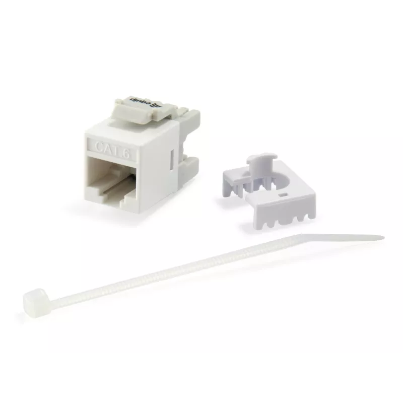 Equip Cat.6 Nieekranowane Złącze Keystone LSA, Typ cienki, Biały
