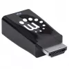 Manhattan HDMI do VGA (z audio) konwerter, 1080p, Męski na Żeński, port Micro-USB do zasilania, czarny, Trzyletnia gwarancja