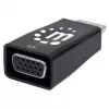 Manhattan HDMI do VGA (z audio) konwerter, 1080p, Męski na Żeński, port Micro-USB do zasilania, czarny, Trzyletnia gwarancja