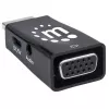 Manhattan HDMI do VGA (z audio) konwerter, 1080p, Męski na Żeński, port Micro-USB do zasilania, czarny, Trzyletnia gwarancja