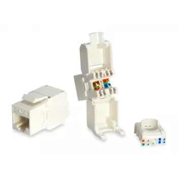 Nieekranowane złącze Keystone Cat.6 bez narzędzi, Equip 769216