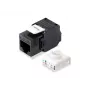 Equip Cat.6A Nieekranowane Złącze Keystone Beznarzędziowe, RJ-45, LSA, Czarny