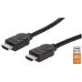 Kabel HDMI z Ethernetem Manhattan HDMM1MP 1m męski do męskiego czarny