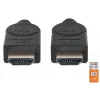 Kabel HDMI z Ethernetem Manhattan HDMM1MP 1m męski do męskiego czarny