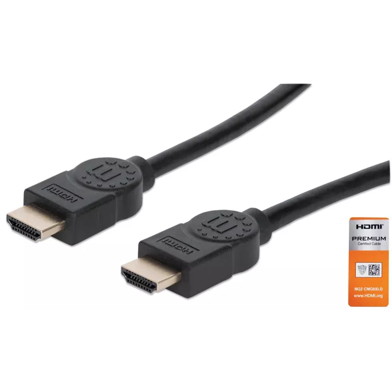 Kabel HDMI męsko-męski Manhattan HDMM2MP 1,8 m czarny