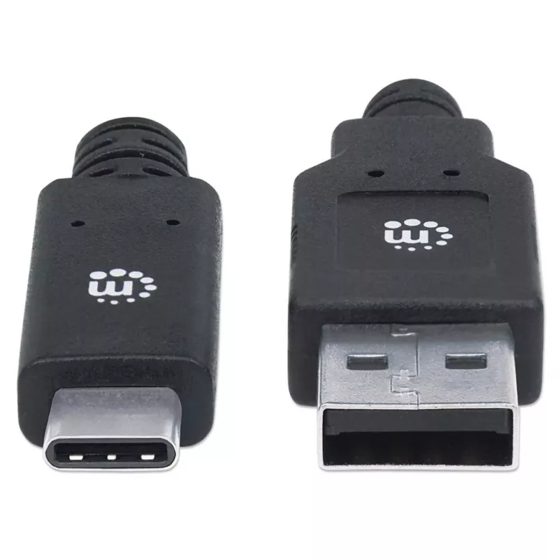 Kabel USB-C na USB-A Manhattan 354974 2 m męski na męski