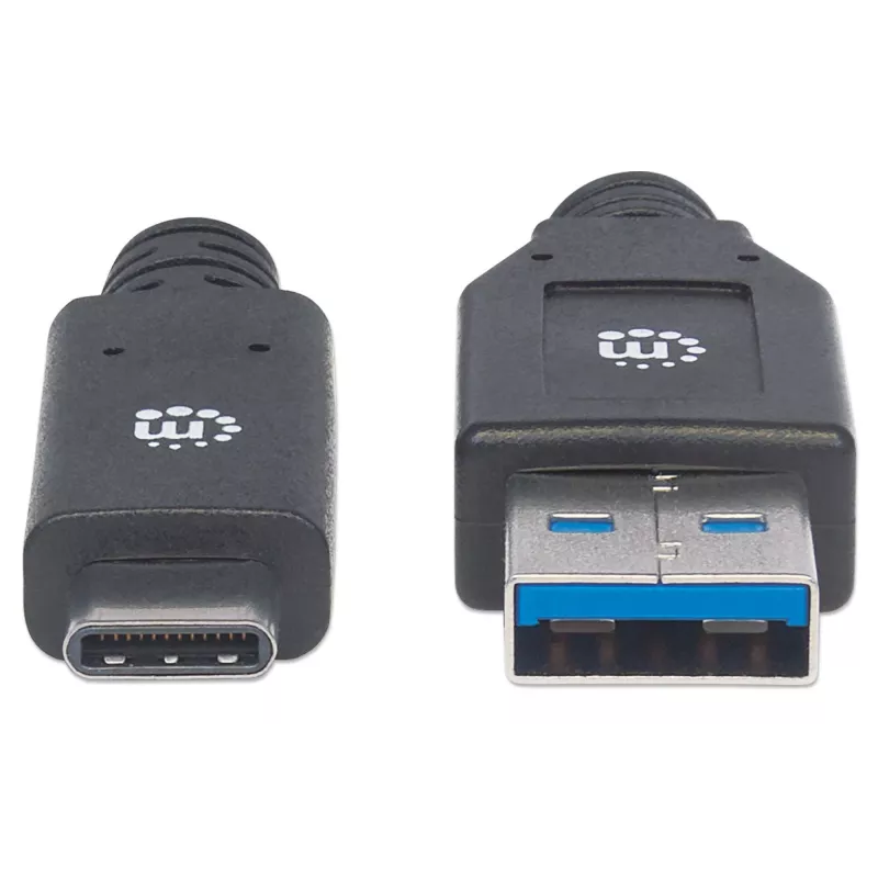 Kabel USB-C na USB-A Manhattan 354981 3 m męski na męski