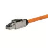 Kabel sieciowy LogiLink MP0040 Złącze RJ-45 1m Czarny Metaliczny