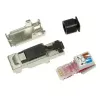 Kabel sieciowy LogiLink MP0040 Złącze RJ-45 1m Czarny Metaliczny