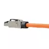 Kabel sieciowy LogiLink MP0040 Złącze RJ-45 1m Czarny Metaliczny
