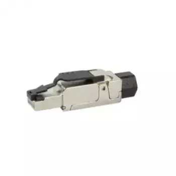 Kabel sieciowy LogiLink MP0040 Złącze RJ-45 1m Czarny Metaliczny