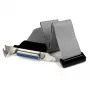 StarTech.com Niskoprofilowy 16-calowy adapter kablowy złącza portu równoległego z zaślepką – DB25 (żeński) do IDC26