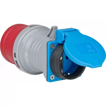 Adapter wtyczki zasilającej Brennenstuhl 1081690 230V 16A niebieski szary czerwony