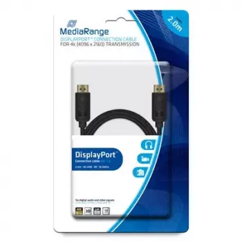 Kabel DisplayPort MediaRange MRCS159 2 m Czarny