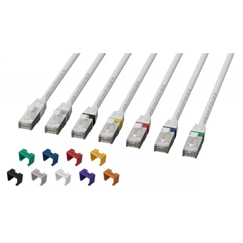 Kabel sieciowy Lanview LV-SFTP6A0015W RJ45 Cat6a 15m biały