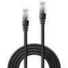 Kabel sieciowy Lindy 0.3m RJ-45 Cat6 Czarny