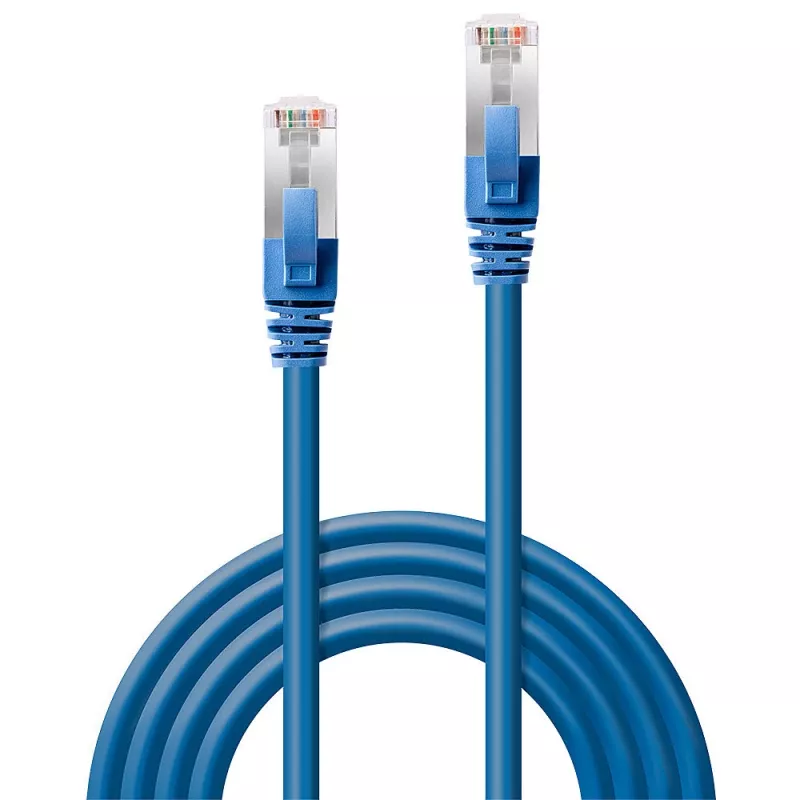 Kabel sieciowy Lindy 45646 niebieski 7,5 m Cat6 S/FTP (S-STP)