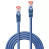 Lindy 47352 kabel sieciowy Niebieski 0.3 m Cat6 S/FTP (S-STP)