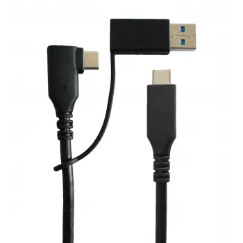 Kabel USB Microconnect USB3.1CC1MDE-N USB 3.2 Gen 1 (3.1 Gen 1) 1 m USB C czarny