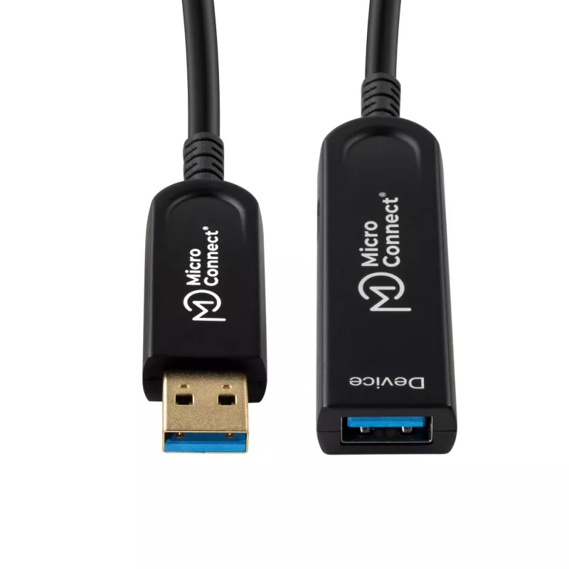 Microconnect MC-USB3.0AAF25AOP kabel USB USB 3.2 Gen 2 (3.1 Gen 2) 25 m USB A Czarny
