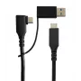 Microconnect USB3.1CC1MDE Kabel USB USB 3.2 Gen 1 (3.1 Gen 1) 1 m USB C Czarny