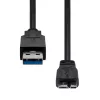 Kabel ProXtend USB-A 3.2 Gen 1 do Micro B Czarny 1m 5 Gbit/s