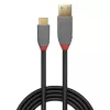 Lindy 1m USB 3.2 Typ A na C Kabel, 10 Gb/s, 5A, PD, Anthra Line