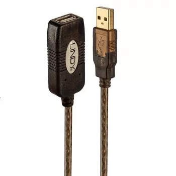 Lindy 20m USB 2.0 Active Extension, 20 m, 0,48 Gbit/s