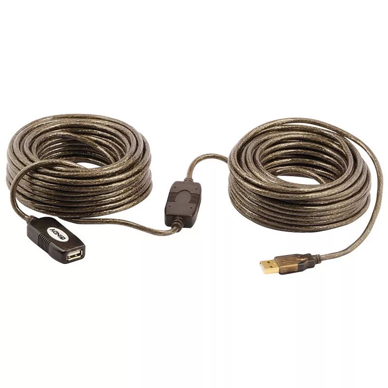 Lindy 20m USB 2.0 Active Extension, 20 m, 0,48 Gbit/s
