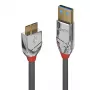 Kabel Lindy 0,5 m USB 3.2 Typ A na Micro-B, 5 Gbps, Cromo Line