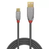 Kabel Lindy 5 m USB 2.0 Typ A na Micro-B, linia Cromo