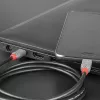 Lindy 1m USB 2.0 Type C to Micro-B kabel, Anthra Line