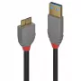Kabel Lindy 3 m USB 3.2 Typu A na Micro-B, 5 Gb/s, Anthra Line