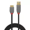 Kabel Lindy 3 m USB 3.2 Typu A na Micro-B, 5 Gb/s, Anthra Line