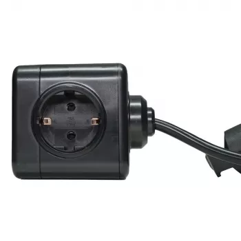 Microconnect GRUCUBE2USB-B3 listwa zasilająca 3 m 3 gniazda AC Wewnętrzna Czarny