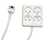 Przedłużacz Microconnect MC-PSSQUARE040150FRW 1,5 m 4 gniazda AC wewnętrzny biały