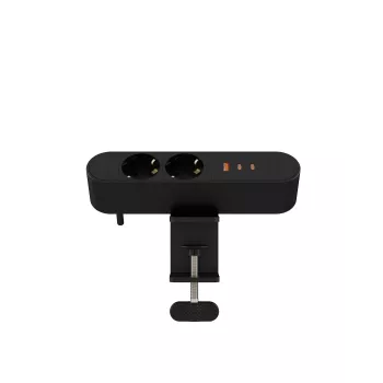 Gniazdo zasilania biurkowe wielokrotne MicroConnect MC-MDPS-EU2-67W — 2 gniazda, łącznie 67W