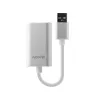 Konwerter audio Lindy USB Type A na Audio, srebrny/biały, 25 g