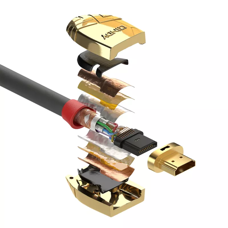 Lindy 5m High Speed HDMI kabel, Gold Line