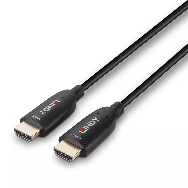 Kabel HDMI Lindy 38513 30m HDMI Typ A Męski 2.1 48 Gbit/s Czarny