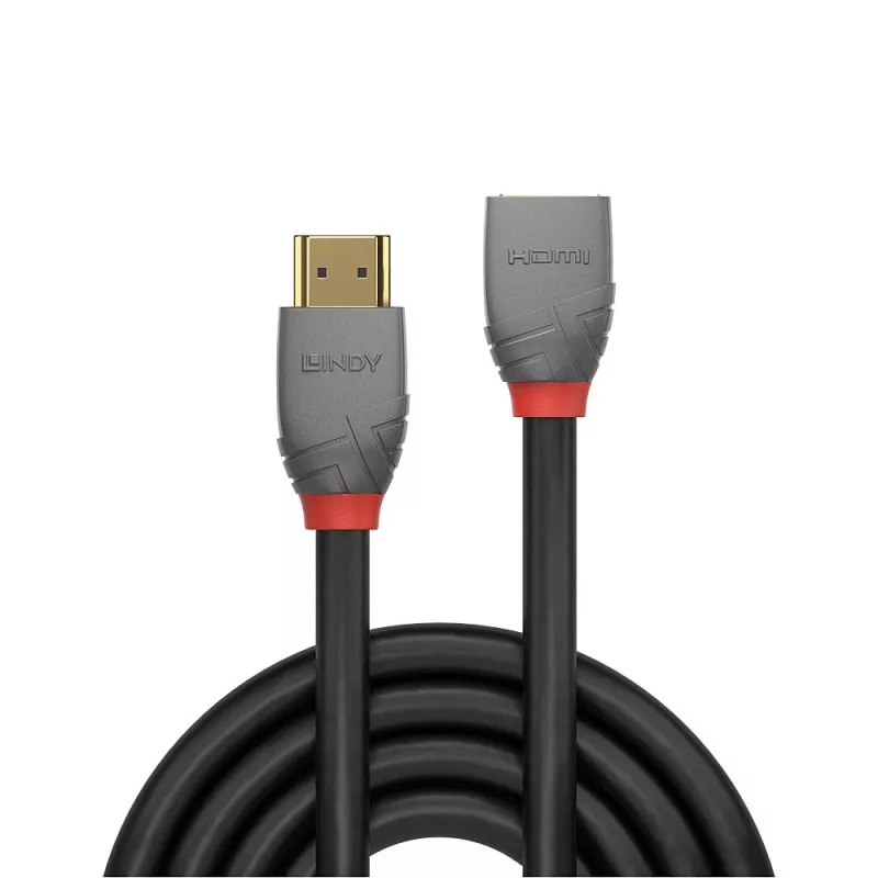 Lindy 1m High Speed HDMI Extension kabel, Anthra Line