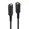 Lindy 70m światłowodowy hybrydowy kabel Micro-HDMI 18G z odłączanymi złączami HDMI i DVI