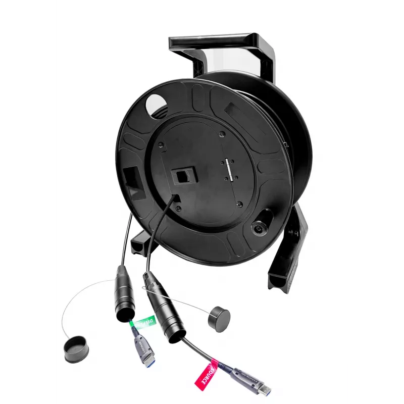 Vivolink PROHDMIOP100AM-DRUM przewód HDMI 100 m HDMI typu A (standard) Czarny