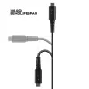 Lindy 2m Wzmocniony kabel USB Type C do Lightning do ładowania i synchronizacji