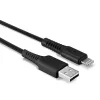 Lindy 0.5m USB to Lightning kabel, czarny