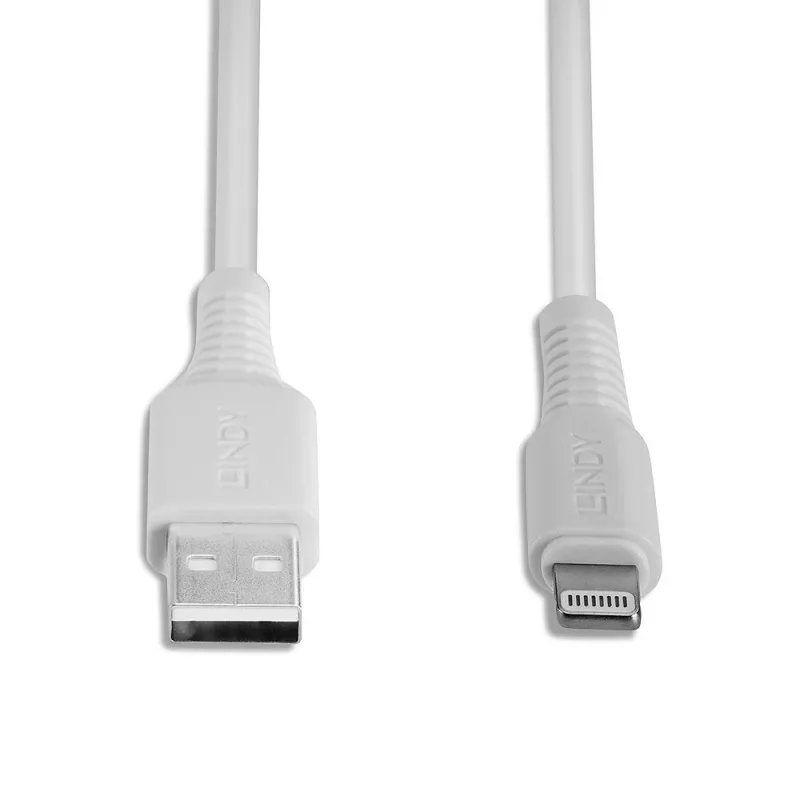 Kabel Lindy 0,5 m USB na Lightning biały