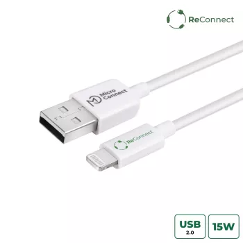 Microconnect ECO-LIGHTNING0.15 kabel lightning 0,15 m biały