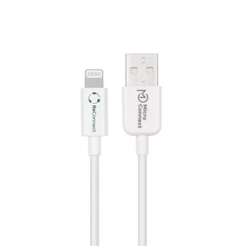 Kabel Lightning MicroConnect ECO-LIGHTNING1 1m Biały USB A