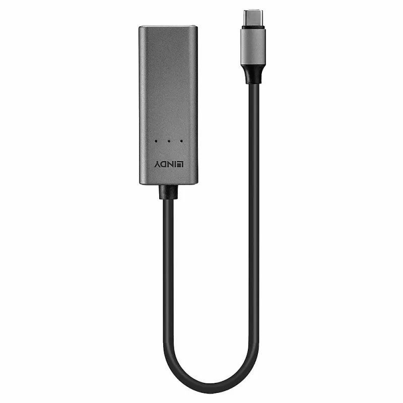 Konwerter Ethernet Lindy USB 3.2 Typu C 2,5G 43314